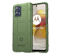 SEAHAI Funda para Motorola Moto G73 5G Estuche, Militar Carcasa de Silicona Ligera Delgado PC TPU Bumper Anti-caída Rubber Caso - Verde
