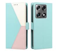 SEAHAI Funda para Motorola Signature 5G, Premium Cuero PU Billetera Tipo Libro Flip Carcasa de Cuero, Cubierta con Suporte Ranura para Tarjeta Cierre Magnético, Verde Claro