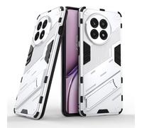 SEAHAI Funda para OnePlus 13R 5G Estuche, Carcasa de Antigolpes [Rugged Armour] Soporte Plegable Oculto Silicona TPU Bumper Anti-Caída Case - Blanco