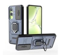 SEAHAI Funda para OnePlus Nord CE 4 Lite 5G Estuche, Carcasa con Anillo Soporte y Cámara Proteger [Grado Militar Anti-Caída] Silicona Duro PC + TPU Bumper Antigolpes Cubierta, Azul