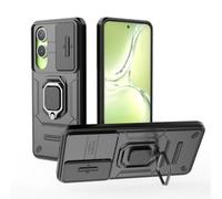 SEAHAI Funda para OnePlus Nord CE 4 Lite 5G Estuche, Carcasa con Anillo Soporte y Cámara Proteger [Grado Militar Anti-Caída] Silicona Duro PC + TPU Bumper Antigolpes Cubierta, Negro