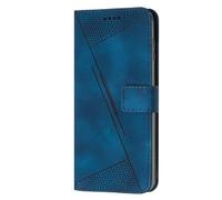 SEAHAI Funda para OPPO A5M / OPPO A5 5G/4G, Carcasa de Premium Cuero PU Billetera Flip Protectora Cubierta con Suporte/Ranura para Tarjeta/Bloqueo RFID/Cierre Magnético - Azul