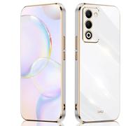 SEAHAI Funda para OPPO A5M / OPPO A5 5G/4G, Galvanoplastia de Diseño de Phnom Penh Elegante Delgada a Prueba de Golpes TPU de Goma Suave Carcasa de Silicona Colorida, Blanco