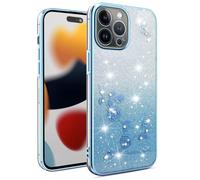 SEAHAI Funda para OPPO A6X / OPPO A6 5G/4G / OPPO A6K, Degradado de Color Brillante Lindo Flor Patrón Diseño Niña Carcasa Ultradelgado Suave Silicona TPU Bumper Antigolpes Cubierta, Azul