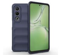 SEAHAI Funda para OPPO A80 5G Estuche, [Diseño de Bolsa de Aire Anticaída] Robusto Carcasa de Suave Silicona Ligera PC + TPU Bumper Anti-caída Rubber Caso - Negro
