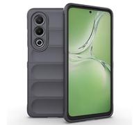 SEAHAI Funda para OPPO A80 5G Estuche, [Diseño de Bolsa de Aire Anticaída] Robusto Carcasa de Suave Silicona Ligera PC + TPU Bumper Anti-caída Rubber Caso - Gris Oscuro