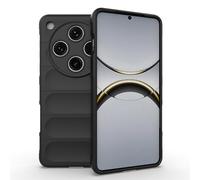 SEAHAI Funda para OPPO Find X8 Pro 5G Estuche, [Diseño de Bolsa de Aire Anticaída] Robusto Carcasa de Suave Silicona Ligera PC + TPU Bumper Anti-caída Rubber Caso - Negro