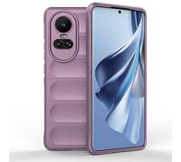 SEAHAI Funda para OPPO Reno 10 5G / OPPO Reno 10 Pro 5G Estuche, [Diseño de Bolsa de Aire Anticaída] Robusto Carcasa de Suave Silicona Ligera PC + TPU Bumper Anti-caída Rubber Caso - Púrpura Claro