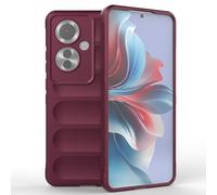 SEAHAI Funda para OPPO Reno 11F 5G (Reno11 F 5G) Estuche, [Diseño de Bolsa de Aire Anticaída] Robusto Carcasa de Suave Silicona Ligera PC + TPU Bumper Anti-caída Rubber Caso, Morado Oscuro