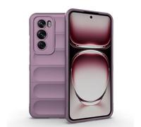 SEAHAI Funda para OPPO Reno 12 Pro 5G Estuche, [Diseño de Bolsa de Aire Anticaída] Robusto Carcasa de Suave Silicona Ligera PC + TPU Bumper Anti-caída Rubber Caso - Púrpura Claro