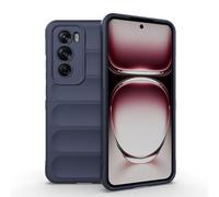 SEAHAI Funda para OPPO Reno 12 Pro 5G Estuche, [Diseño de Bolsa de Aire Anticaída] Robusto Carcasa de Suave Silicona Ligera PC + TPU Bumper Anti-caída Rubber Caso - Azul Oscuro