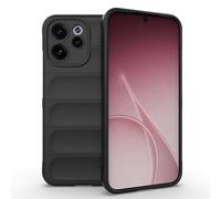 SEAHAI Funda para OPPO Reno 15 FS (OPPO Reno 15F 5G/4G) Estuche, [Diseño de Bolsa de Aire Anticaída] Robusto Carcasa de Suave Silicona Ligera PC + TPU Bumper Anti-caída Rubber Caso - Negro
