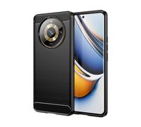 SEAHAI Funda para Realme 11 Pro 5G / Realme 11 Pro+ Plus 5G Estuche, Ultra Delgada Carcasa de Suave Silicona Ligera PC + TPU Bumper Anti-caída Rubber Caso Cubierta - Negro