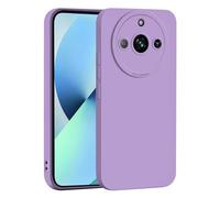 SEAHAI Funda para Realme 11 Pro 5G / Realme 11 Pro+ Plus 5G, Ultradelgado Suave Silicona Carcasa con Diseño de Protección de Cámara Engrosada, Moda Mate TPU Bumper Antigolpes Cubierta - Púrpura