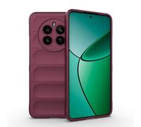 SEAHAI Funda para Realme 12 4G / Realme 12+ Plus 5G Estuche, [Diseño de Bolsa de Aire Anticaída] Robusto Carcasa de Suave Silicona Ligera PC + TPU Bumper Anti-caída Rubber Caso - Morado Oscuro