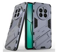 SEAHAI Funda para Realme 12 Pro 5G/Realme 12 Pro+ Plus 5G Estuche, Carcasa de Antigolpes [Rugged Armour] Soporte Plegable Oculto Silicona TPU Bumper Anti-Caída Case - Gris