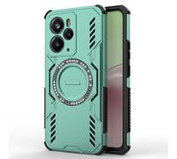 SEAHAI Funda para Realme 14 5G / Realme 14T 5G con Magnética Adsorción Función, Ultrafino Duro PC Silicona Carcasa, Rugged Armour Antigolpes TPU Bumper Anti-Caída Cubierta, Verde