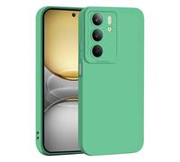 SEAHAI Funda para Realme 14X 5G / Realme C75 4G, Ultradelgado Suave Silicona Carcasa con Diseño de Protección de Cámara Engrosada, Moda Mate TPU Bumper Antigolpes Cubierta - Verde