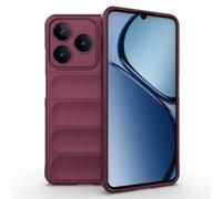 SEAHAI Funda para Realme C63/Realme C61/Realme Note 60/Realme Note 60X Estuche, [Diseño de Bolsa de Aire Anticaída] Robusto Carcasa de Silicona Ligera PC + TPU Anti-caída Rubber Caso - Morado Oscuro