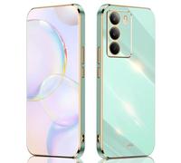 SEAHAI Funda para Realme C71/Realme C73/Realme P3 Lite 4G, Galvanoplastia de Diseño de Phnom Penh Elegante Delgada a Prueba de Golpes TPU de Goma Suave Carcasa de Silicona Colorida, Verde