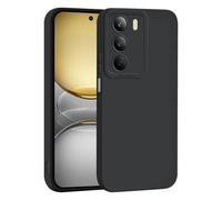 SEAHAI Funda para Realme C71/Realme C73/Realme P3 Lite 4G, Ultradelgado Suave Silicona Carcasa con Diseño de Protección de Cámara Engrosada, Moda Mate TPU Bumper Antigolpes Cubierta - Negro