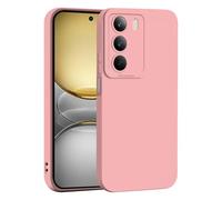 SEAHAI Funda para Realme C71/Realme C73/Realme P3 Lite 4G, Ultradelgado Suave Silicona Carcasa con Diseño de Protección de Cámara Engrosada, Moda Mate TPU Bumper Antigolpes Cubierta - Rosa