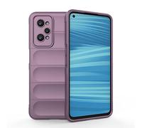SEAHAI Funda para Realme GT 2 5G/Realme GT Neo 2/Realme GT Neo 3T 5G, [Diseño de Bolsa de Aire Anticaída] Robusto Carcasa de Suave Silicona PC + TPU Bumper Anti-caída Rubber Caso - Púrpura Claro