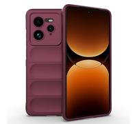 SEAHAI Funda para Realme GT 7 Pro 5G Estuche, [Diseño de Bolsa de Aire Anticaída] Robusto Carcasa de Suave Silicona Ligera PC + TPU Bumper Anti-caída Rubber Caso - Morado Oscuro