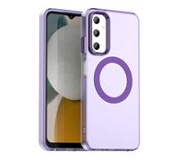 SEAHAI Funda para Samsung Galaxy A05S con Magnética Adsorción Función, Ultrafino Translúcida Escarchado Duro PC Carcasa Antigolpes TPU Bumper Silicona Cubierta, Morado