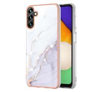 SEAHAI Funda para Samsung Galaxy A05S, Patrones Colores Elegante Delgada a Prueba de Golpes TPU de Goma Suave Carcasa de Silicona Colorida - Blanco