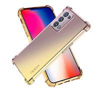 SEAHAI Funda para TCL 501, Gradiente Vistoso Transparente Cristal TPU Carcasa Estuche, Antigolpes Case de Ultradelgado Suave Silicona Bumper, Negro/Oro