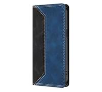 SEAHAI Funda para Vivo V60 Lite 5G/4G, Premium Cuero PU Billetera Tapa Flip Carcasa Antigolpes Cubierta con Suporte/Ranura para Tarjeta/Cierre Magnético/Bloqueo RFID - Azul Oscuro