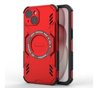 SEAHAI Funda para Vivo X300 5G con Magnética Adsorción Función, Ultrafino Duro PC Silicona Carcasa, Rugged Armour Antigolpes TPU Bumper Anti-Caída Cubierta, Rojo