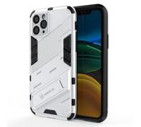 SEAHAI Funda para Vivo X300 5G Estuche, Carcasa de Antigolpes [Rugged Armour] Soporte Plegable Oculto Silicona TPU Bumper Anti-Caída Case - Blanco