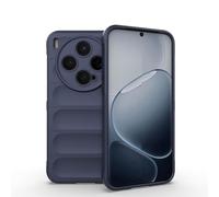 SEAHAI Funda para Vivo X300 5G Estuche, [Diseño de Bolsa de Aire Anticaída] Robusto Carcasa de Suave Silicona Ligera PC + TPU Bumper Anti-caída Rubber Caso - Azul Oscuro