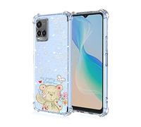 SEAHAI Funda para Vivo Y21 / Vivo Y21s / Vivo Y33s, Patrones Colores Elegante Delgada a Prueba de Golpes TPU Transparente de Goma Suave Carcasa de Silicona Colorida - Llevar