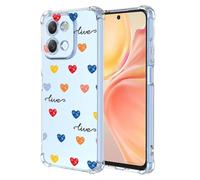 SEAHAI Funda para Vivo Y28 4G, Colores Las Flores Elegante Delgada a Prueba de Golpes TPU Transparente de Goma Suave Carcasa de Silicona Colorida - Amar