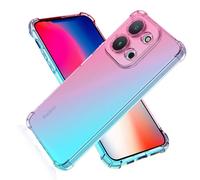 SEAHAI Funda para Xiaomi Redmi 15C 5G/4G/POCO C85, Gradiente Vistoso Transparente Cristal TPU Carcasa Estuche, Antigolpes Case de Ultradelgado Suave Silicona Bumper, Rosa/Verde
