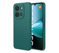 SEAHAI Funda para Xiaomi Redmi 15C 5G/4G/POCO C85, Ultradelgado Suave Carcasa de Silicona Líquida Protectora, Moda Mate Sedoso Tocar TPU Bumper Antigolpes Cubierta - Verde Oscuro