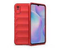SEAHAI Funda para Xiaomi Redmi 9AT / Redmi 9A Estuche, [Diseño de Bolsa de Aire Anticaída] Robusto Carcasa de Suave Silicona Ligera PC + TPU Bumper Anti-caída Rubber Caso - Azul