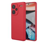SEAHAI Funda para Xiaomi Redmi Note 13 Pro+ 5G/Plus 5G, Ultradelgado Suave Carcasa de Silicona Líquida Protectora, Moda Mate Sedoso Tocar TPU Bumper Antigolpes Cubierta - Rojo