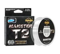 Seaknight Línea Fluorocarbono 100m/110yds para Carpa, Monofilamento Transparente Invisible Líder de Hundimiento Rápido para Pesca en Mar 3-35LB