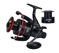 SeaKnight LUNA Carrete de pesca de carpa 9+1BB, carrete giratorio 5.5:1, carrete de agua dulce 4000 5000 6000 sistema de arrastre de fibra de carbono máximo 12 kg