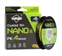 Seaknight Nano II Series - Línea de Pesca Trenzada de 100 m/300 m, 4 hebras multifilamento de Polietileno, Pesca en Agua Dulce/Agua de mar, 7-15 Libras