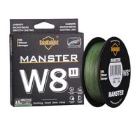 Seaknight W8 II - Líneas trenzadas de 8 hebras de 150 m, 300 m, 500 m, trenza de polietileno suave, multifilamento, líneas de pesca de carpa, agua salada para pesca en el mar, 15-100 libras