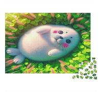 Seal 1000Pc Puzzle for Adults Fluffy Seal with Pink Cheeks for The Whole Family Women, Gifts for Men 70x50cm/1000pcs