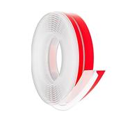 Seal and Save Tape, tapón de silicona en forma de T y burlete de clima, tira de sellado autoadhesiva transparente de 20 pies para puertas, ventanas, bloquea corrientes de aire frío y ruido