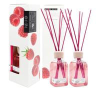 SEAL AROMAS - Mikado Essential Frutos Rojos Fragancia Frutal Dulce y Revitalizante con Varillas 100 ml Pack de 2 Unidades para Hogar y Oficina