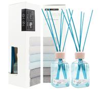 SEAL AROMAS - Mikado Essential Ropa Limpia Fragancia Fresca Suave y Algodonada con Varillas 100 ml Pack de 2 Unidades para Hogar y Oficina