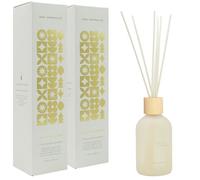 SEAL AROMAS Mikado Navidad Galletas de Jengibre Pack 2 x 100 ml | Difusor de Aroma Natural con Clavo, Naranja y Jengibre | 6 Palos de Bambú | Fragancia Dulce y Navideña para Hogares, Oficinas